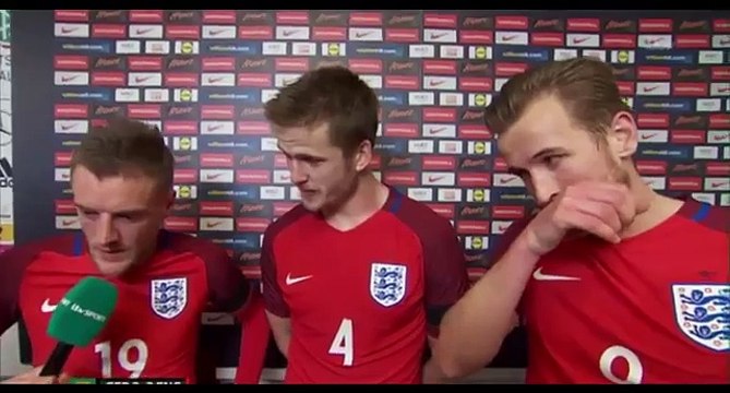 Germany vs England 2-3 Post match interview- Kane, Dier, Vardy