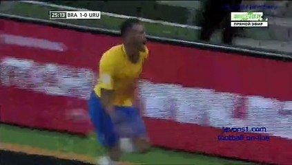 All Goals and Highlights -Brasil 2-2 Uruguay - 26/03/2016