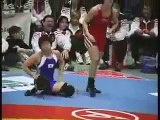 Female Wrestling Japan vs Germany submission hold mat pro wrestling women
