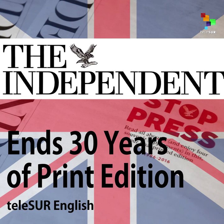 'The Independent' Says Good Bye to 30 Years of Printing