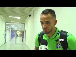 Jogadores comentam jogo contra o Uruguai