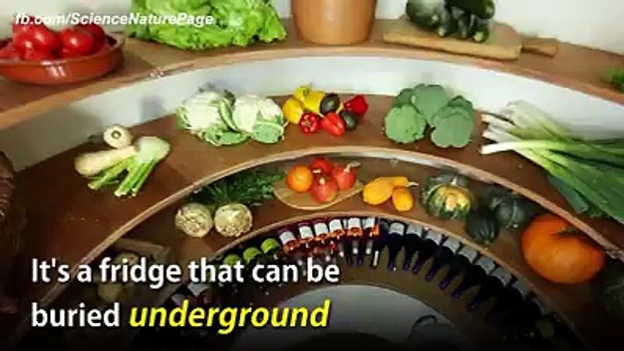 Frigo souterrain refroidit la nourriture sans électricité