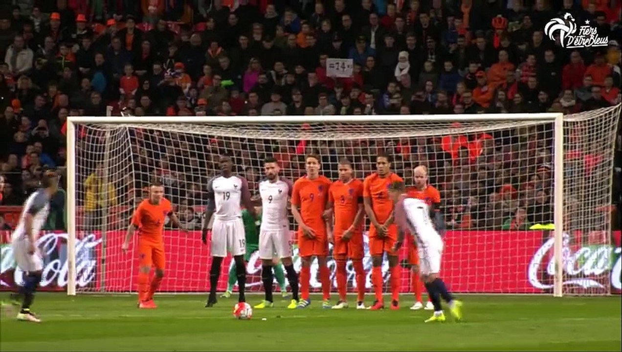 Le coup franc magnifique de Griezmann face aux Pays-Bas