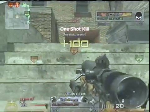 MW2 Sniper QUICK NO Scopes Good Kills