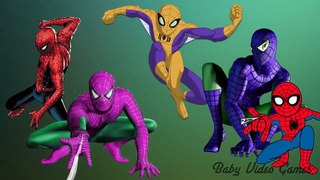 Spiderman Finger Family Songs _ Nursery Rhymes Kids Songs for Children (720p)_2