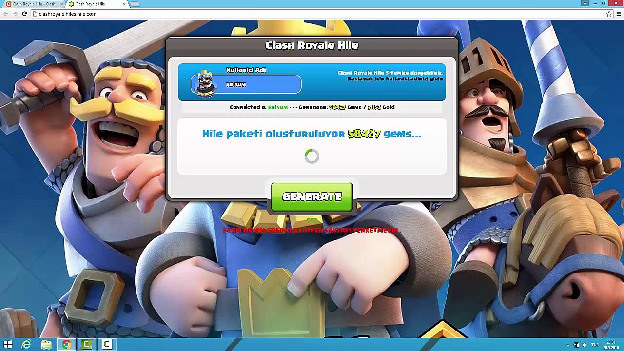 Clash Royale Hile - Videolu Anlatım