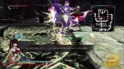 Dynasty Warriors 8 - Wu Walkthrough Part 4: Defeat Gan Ji - "Daqiao" - Full 1080p HD