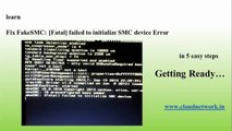 How to Fix FakeSMC [Fatal] failed to initialize SMC device Error in Mac OS X Yosemite