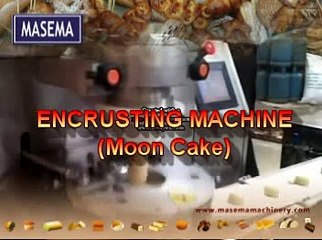 Encrusting Moon Cake - Mesin Kue Moon Cake MASEMA