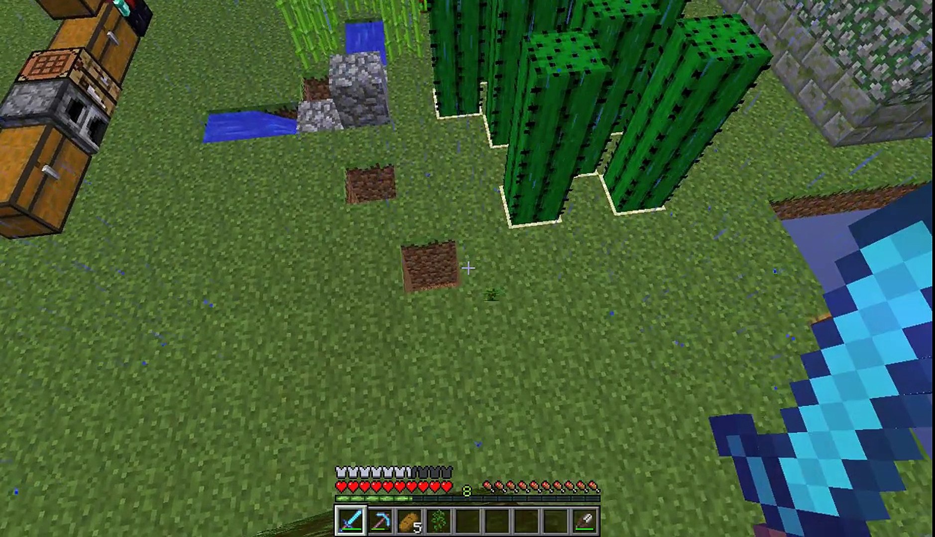 Minecraft grass block survival Part 7