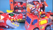 타요 월드카 파워키 Fire station car toys Robocar Poli Tayo the little bus 폴리 헬로카봇 소방본부 카  Robocar Poli Dessin Animé