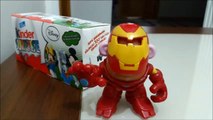 Ben 10 Kinder Surprise Eggs Unboxing & Iron Man Potato Head Stop Motion Animation PART 1