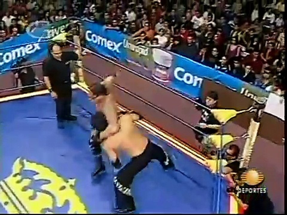 AAA-SinLimite 2009-01-25 Salamanca 05 El Mes?as, La Parka & Silver King vs. Joe L?der, Nicho el Millonario & Electroshock