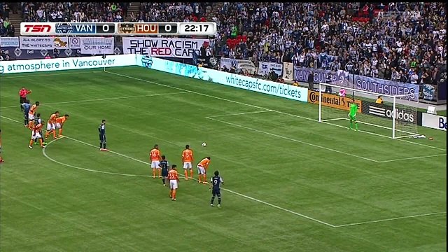Pedro Morales Penalty Goal HD - Vancouver Whitecaps FC VS. Houston Dynamo 1-0 - 26-03-2016 MLS