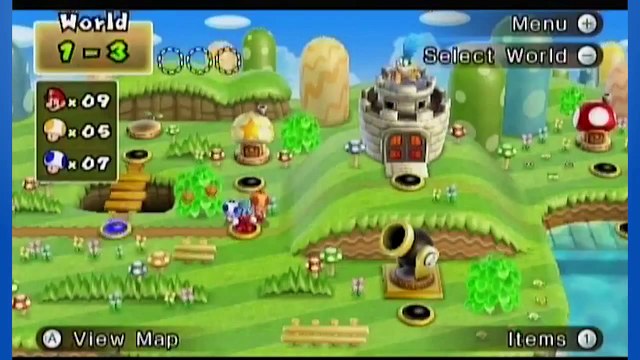 Super Mario Bros. Wii: Save the Toads! - Part 2 - Triple Force
