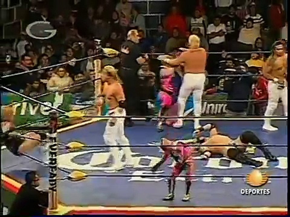 AAA-SinLimite 2009-01-31 Chalco de Covarrubias 02 El Elegido, Pimpinela Escarlata & Alebrije vs. El Brazo, Deccnis & Escorpi?n Negro