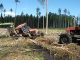 Belarus Mtz 82 forestry tractor stuck in mud, extreme mud conditions