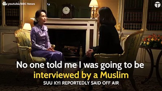 Anti-Muslim spat Myanmar's leader Suu Kyi loses cool with BBC’s Mishal Husain