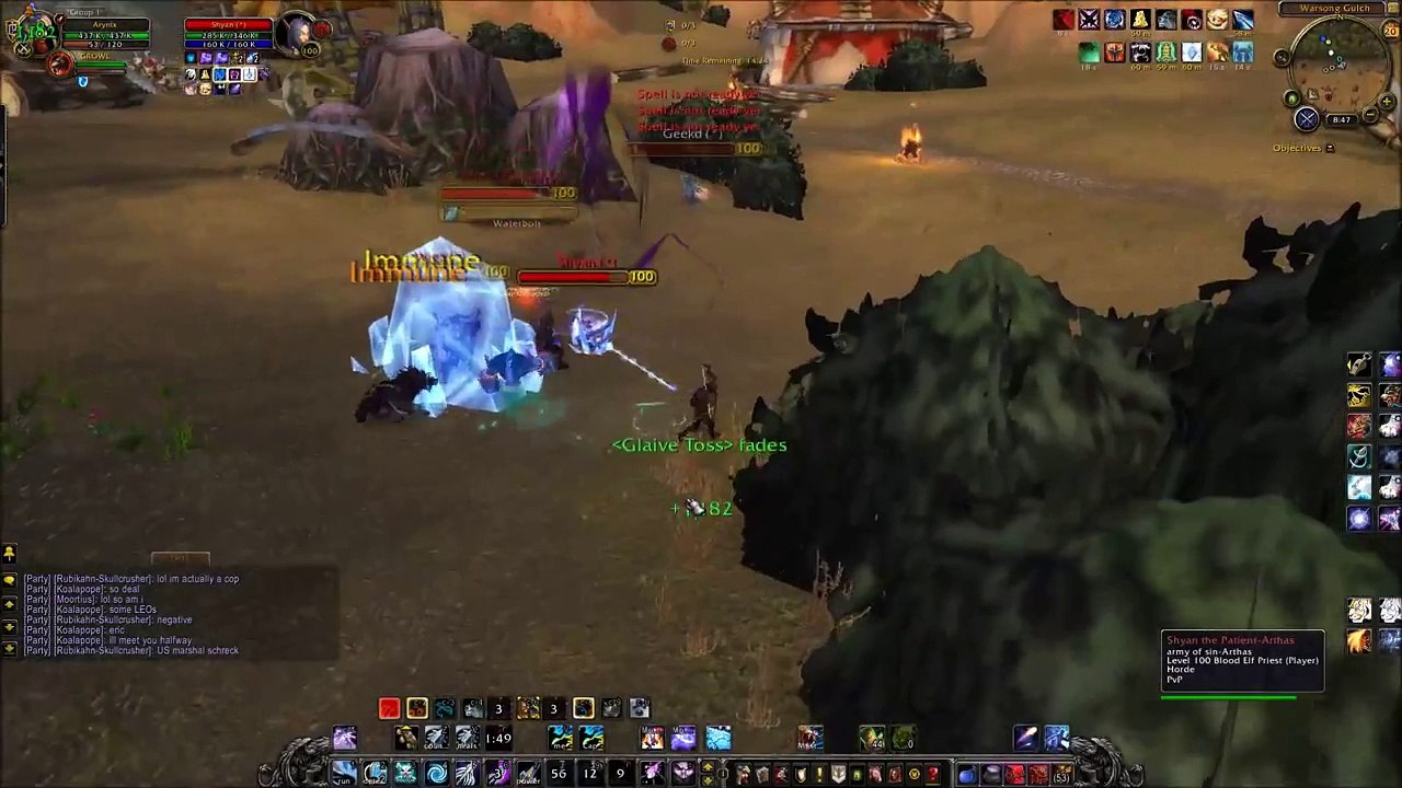 ArynixPvP: MM hunter Bg Warsong Gulch Warlords 6.2.2