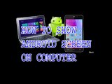 how to see android phone on pc screen in urdu hindi 2016 easy quickly