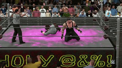 WWE 2K16 the undertaker v dean ambrose