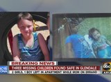 Children found safely after going missing for 9 hours