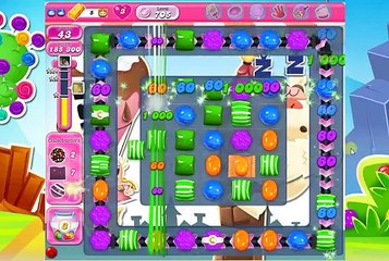 Candy Crush Saga Level 705 - No Booster - 3 Stars