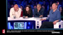 ONPC : Yann Moix donne un cours de français à l'écrivain François Bégaudeau, malaise sur le...