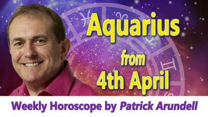 Aquarius Weekly Horoscope from 4th April 2016
