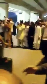 People chanted slogans against Pakistan team on their arrival at Lahore Pakistan