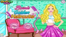 Barbie Games for Girls - Barbie Golden Haircut, Makeup and Dress Up Game