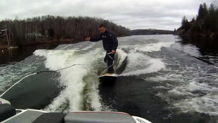 Mastercraft X25 2011 wake surf part 8