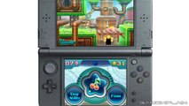 Kirby: Planet Robobot - Grass Level & Clanky Woods Boss Fight Gameplay (3DS Direct Feed)