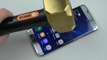 Samsung Galaxy S7 Edge Hammer & Knife Scratch Test