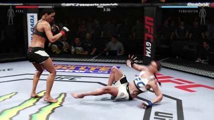 UFC 2 ● UFC WOME'S STRAWWEIGHT ● MMA FIGHT 2016 ● JULIANNA PENNA VS RAQUEL PENNINGTON