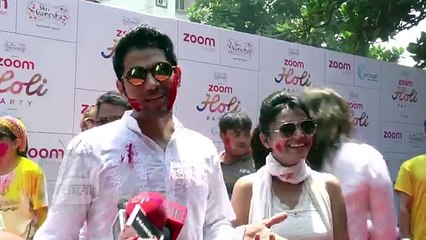 Zoom TV Holi Party- Ankit Bathla aka Dhruv Of Thapki Pyar Ki  Gives Tips On How To Play Holi