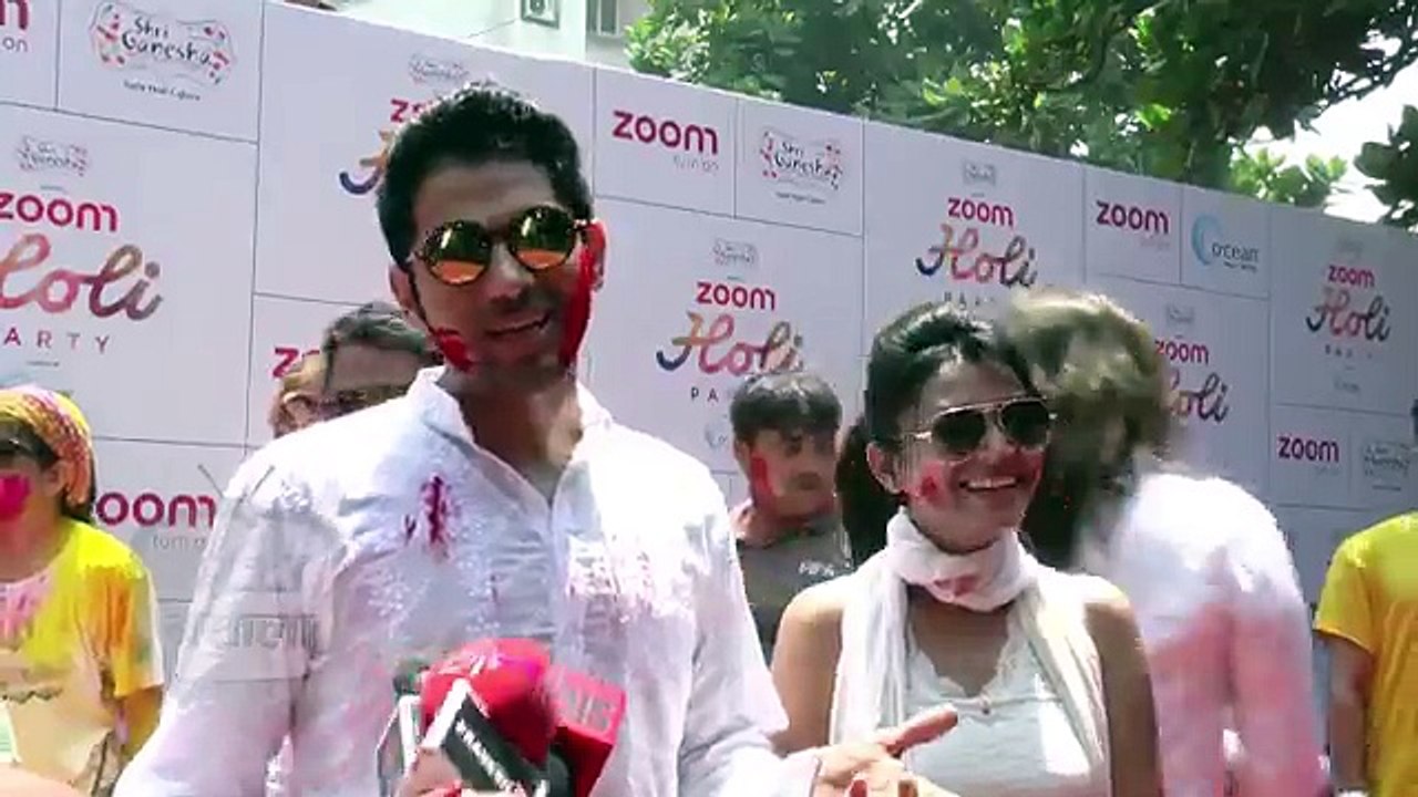 Zoom TV Holi Party- Ankit Bathla aka Dhruv Of Thapki Pyar Ki  Gives Tips On How To Play Holi