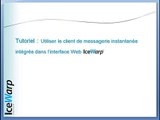 IceWarp - Gérer la liste de contacts de messagerie Instantanée