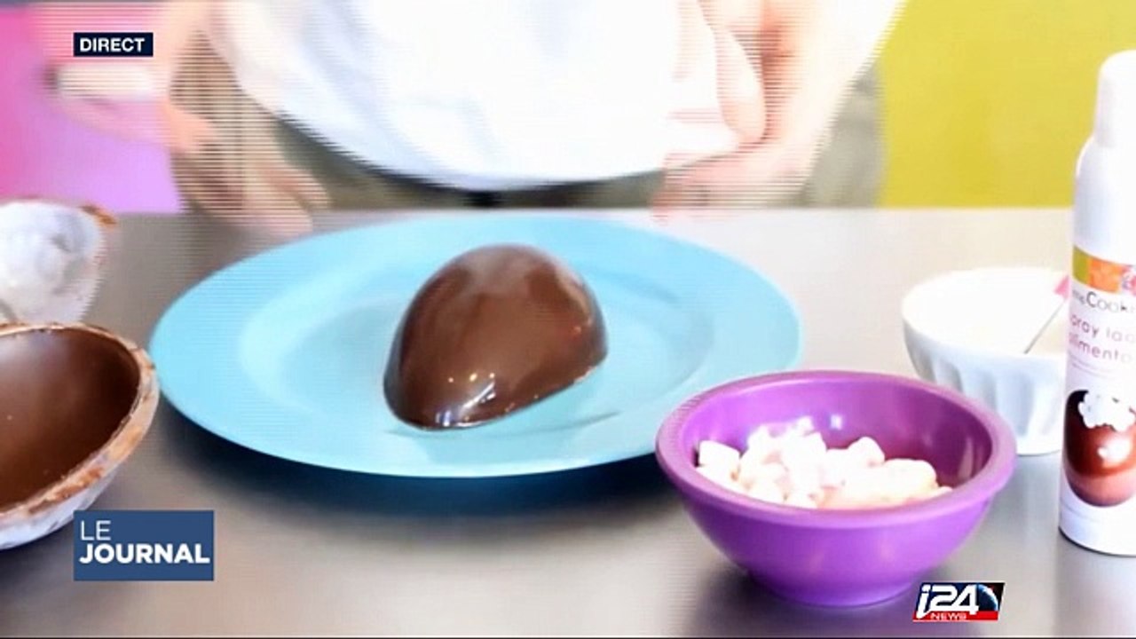 Le Pape invite les chrétiens à porter l'espérance / chasse aux oeufs en chocolat