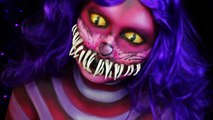 Cheshire Cat Halloween Makeup Tutorial | Jordan Hanz | Alice in Wonderland