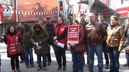 Beşiktaş'taki Disk Eylemine Polis Müdahalesi. 6 Gözaltı 3-