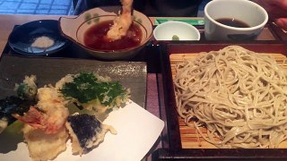 Zaru Soba (Buckwheat) Noodles + Tempura Set! Delicious! ざるそばと天ぷらぷ！-copypasteads.com