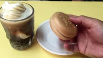 Japanese Ice Cream Monaka   Soft Cream Coffee = Delicious! アイス最中とソフトコーヒ！うまい！-copypasteads.com