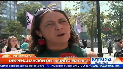 Cámara de diputados en Chile aprueba el aborto mientras activistas salen a manifestarse