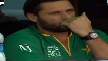 Shahid Afridi CryingPakistan Vs Australia T20