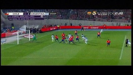 Gol Chile 1-2 Argentina