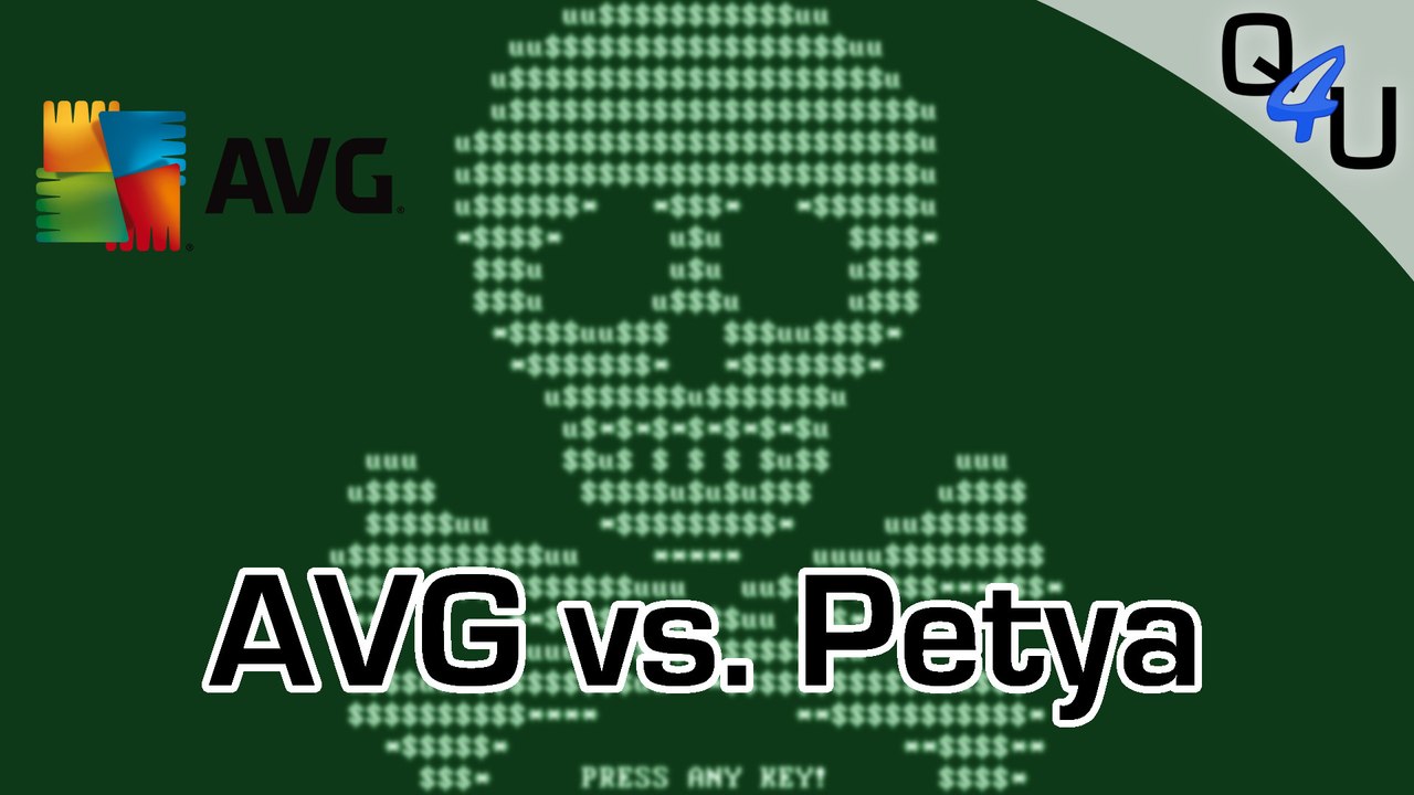 AVG AntiVirus Free vs. Petya V2 Ransomware | QSO4YOU Tech
