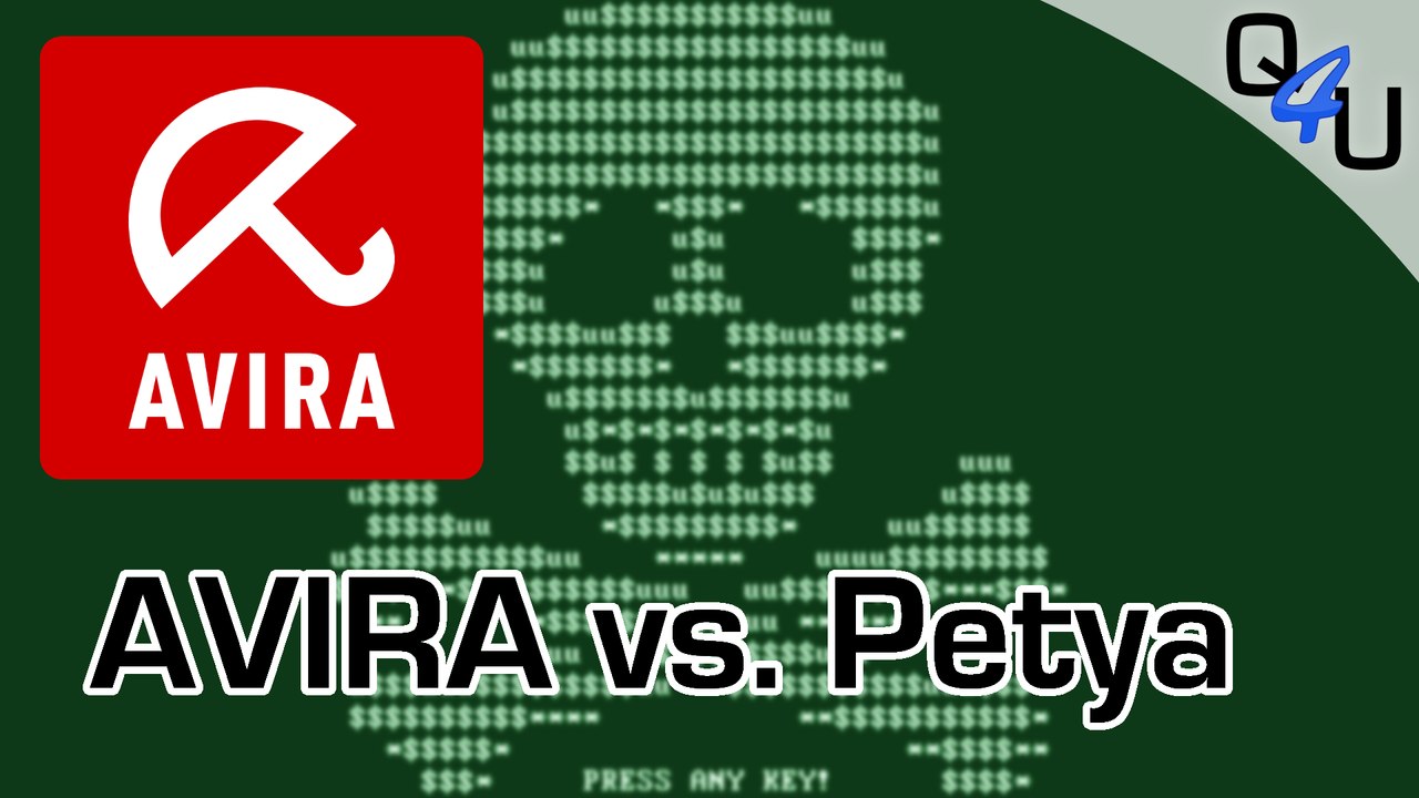 Avira AntiVirus Free vs. Petya V2 Ransomware | QSO4YOU Tech