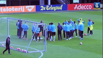 Hollanda antrenmanında talihsiz sakatlık!