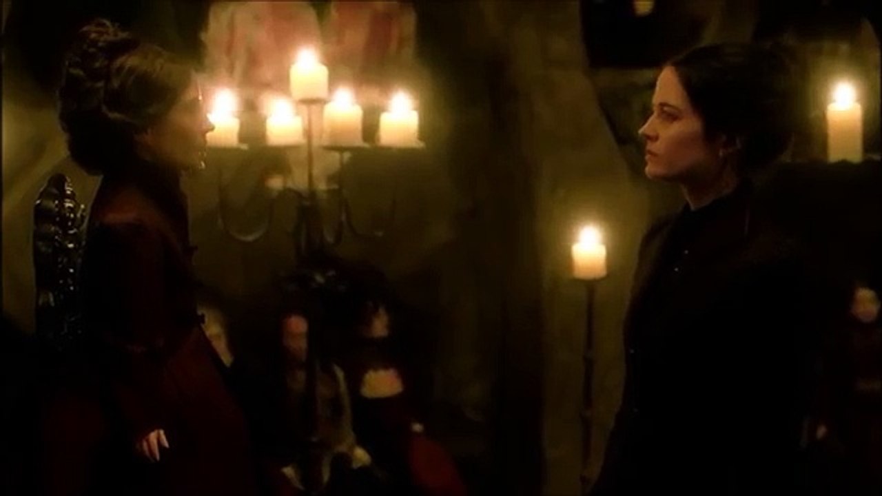vanessa ives vs. lucifer in a crisscross of verbis diablo (season 2 finale scene)